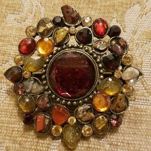 Chico's Jeweled Belt Buckle